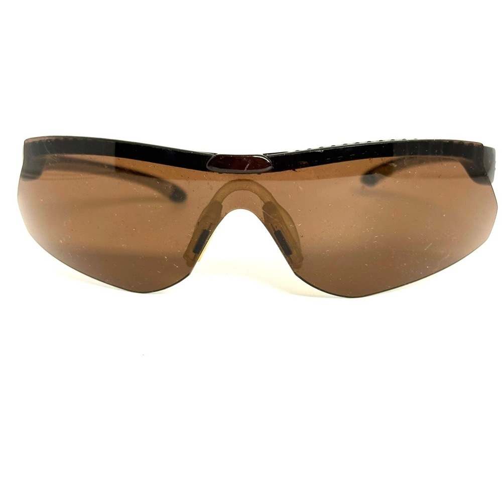Adidas a152 00 6054 Sunglasses Brown Wrap Shield Sport Made in Austria Mens L